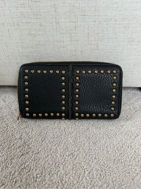 Deux Lux Wallet with Gold Umbrella Print